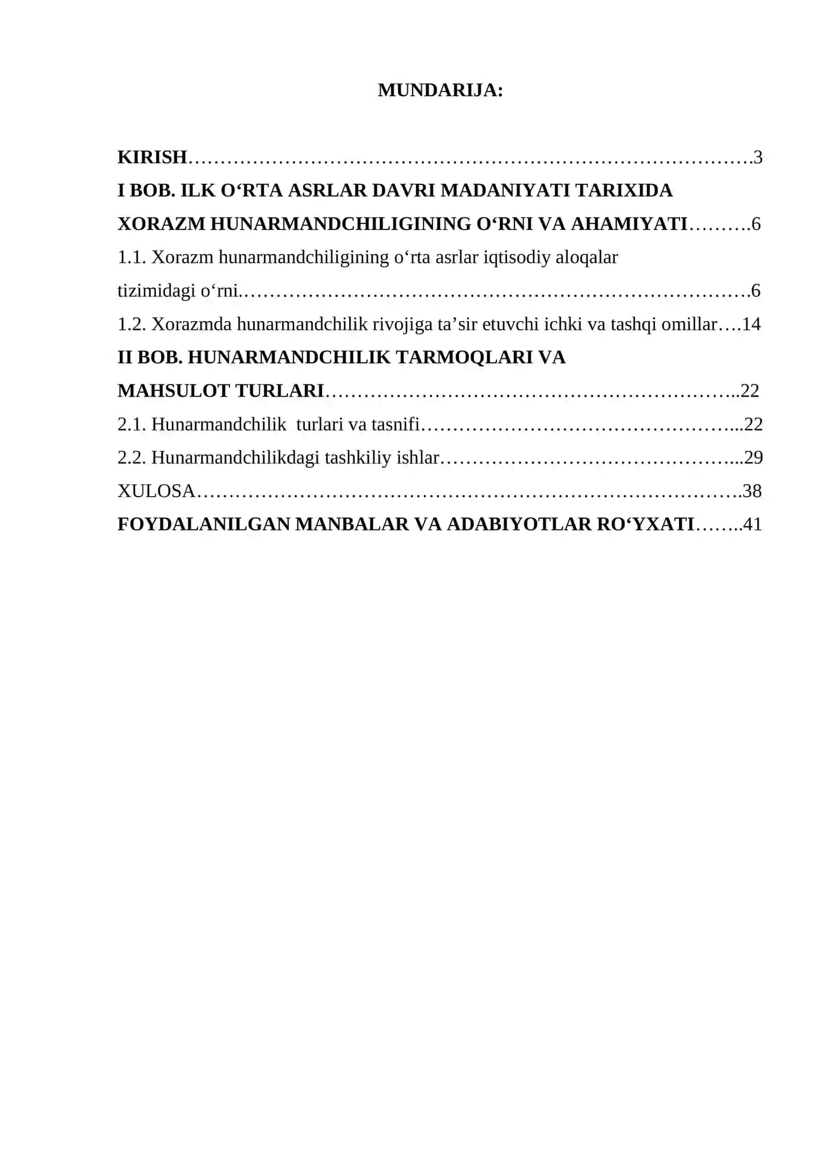 ILK O‘RTA ASRLARDA XORAZMDA HUNARMANDCHILIK SOHASI TARAQQIYOTI (ARXEOLOGIK MANBALAR TAHLILI ASOSIDA) 2