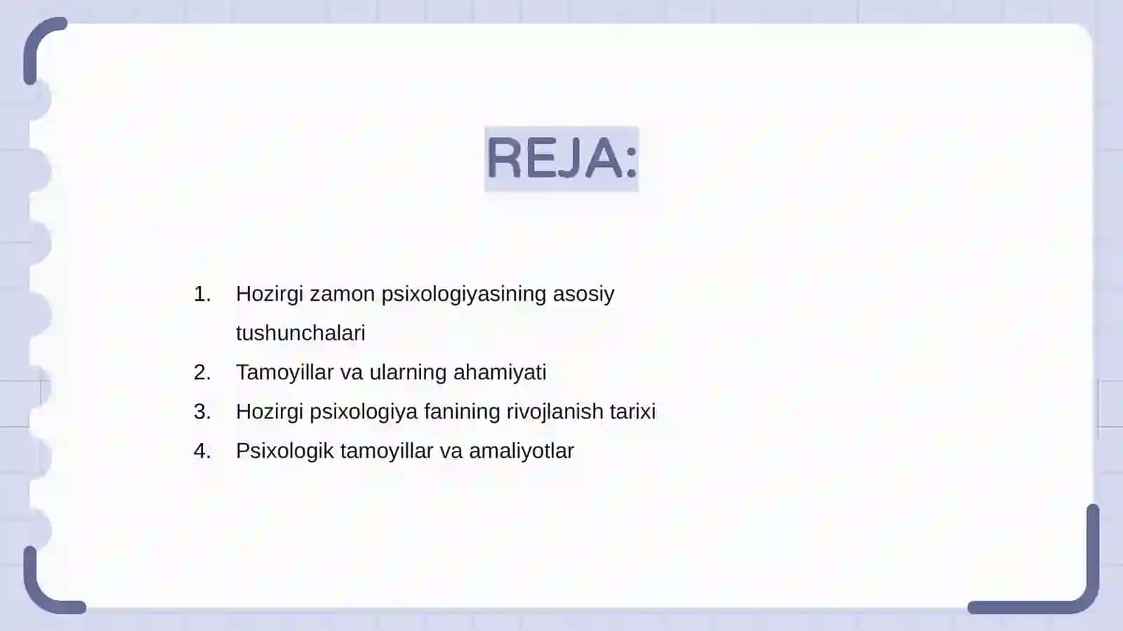 Hozirgi zamon psixologiyasi fanining tamoyillari 2