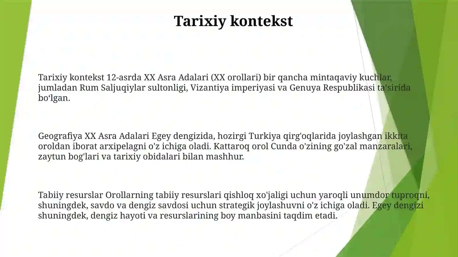 XX Asrda Aholi Geografiyasi 2
