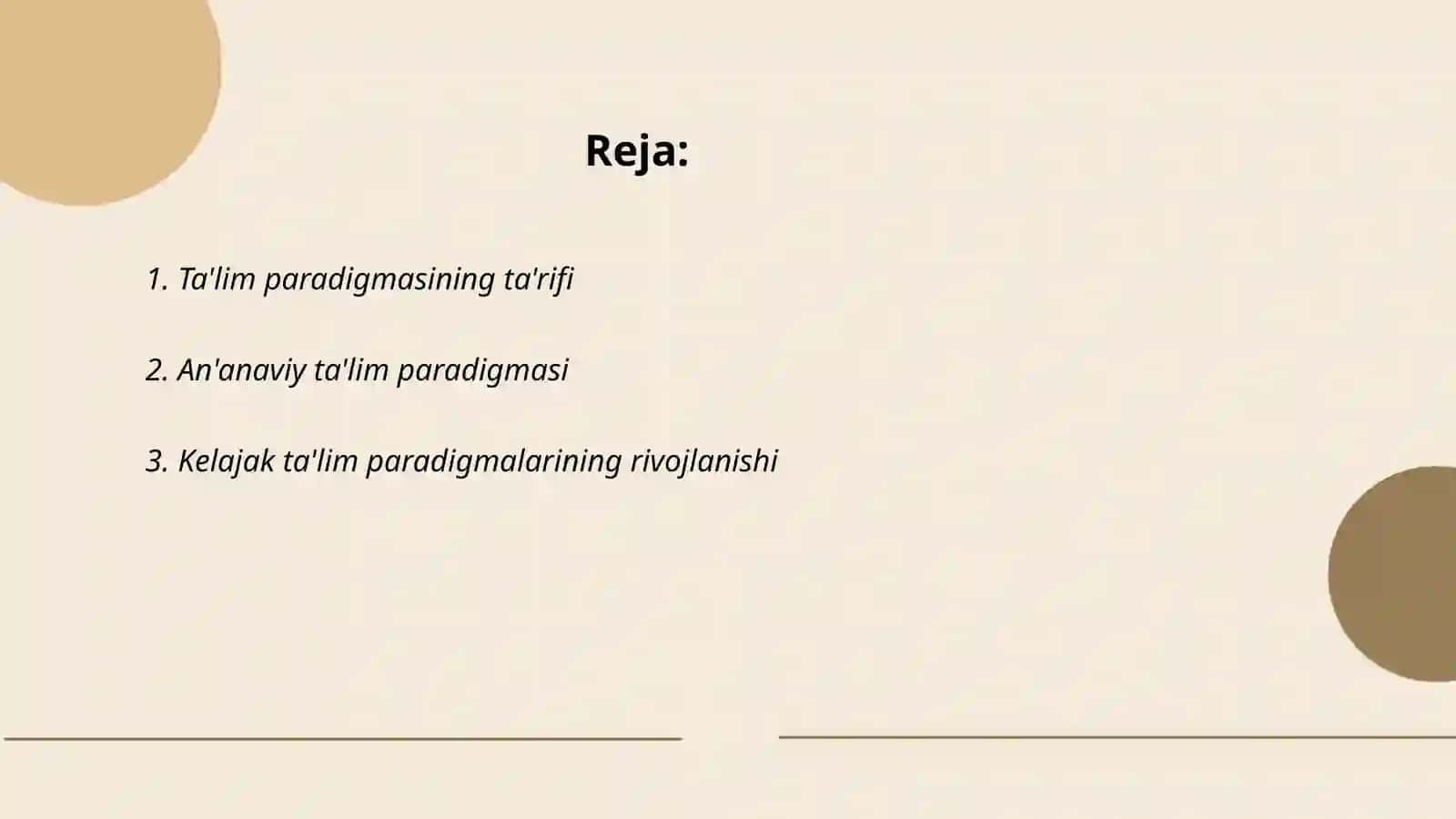 Ta'lim paradigmalari 2