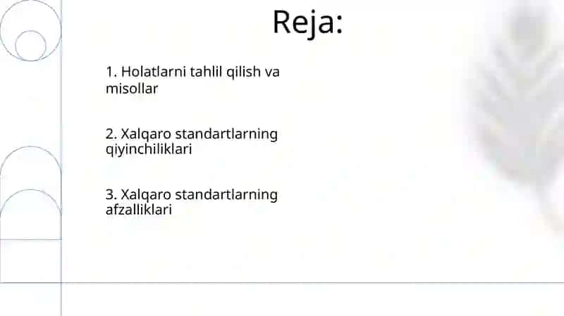 Moliyaviy hisobotning xalqaro standartlariga o'tishning yutuq va muammolari 2