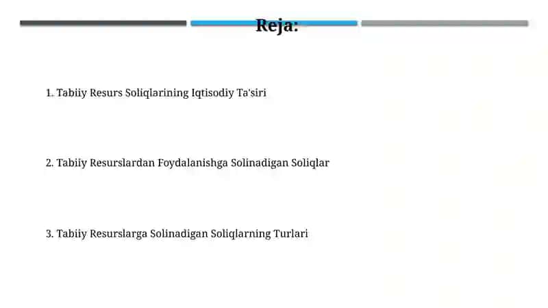 Tabiiy Resurs Soliqlarining Iqtisodiy Ta'siri 2