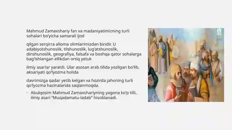 Mahmud Zamaxshariy tilshunoslikga oid  qarashlari 2