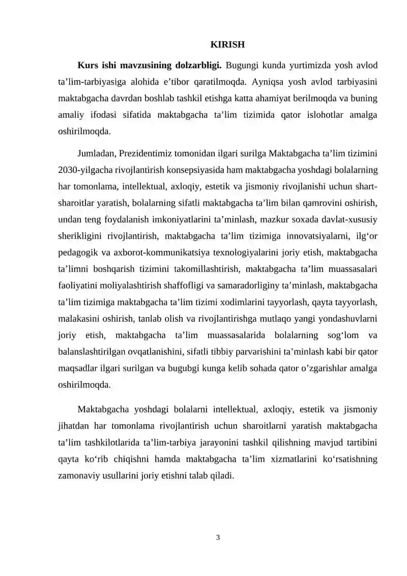 Ixtisoslashtirilgan maktabgacha ta’lim tashkilotlarining maqsad va vazifalari 2