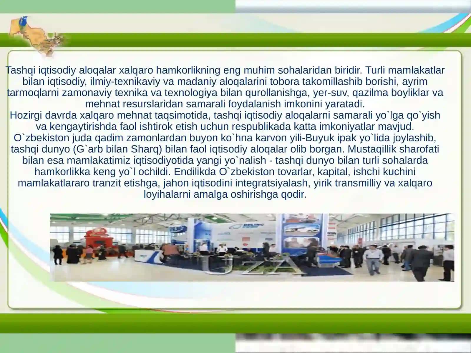 Xalqaro iqtisodiy aloqalar 2