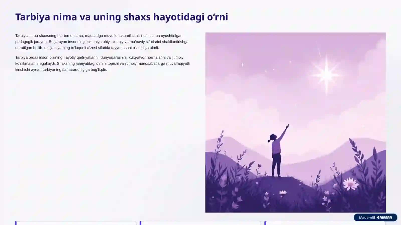 Tarbiya turlari va ularning shaxs kamolotiga ta’siri 2