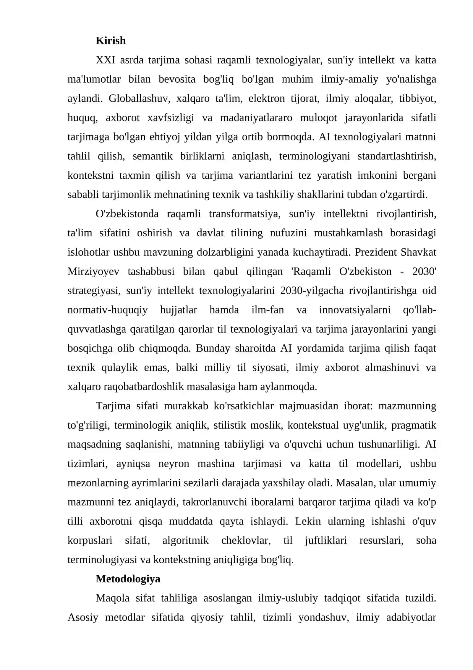 AI TEXNOLOGIYALARINING TARJIMA SIFATIGA TA'SIRI 2