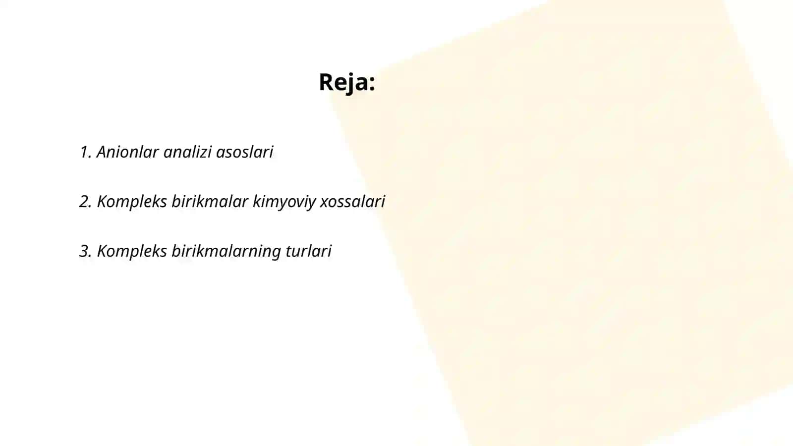 Anionlar Analizi Asoslari 2