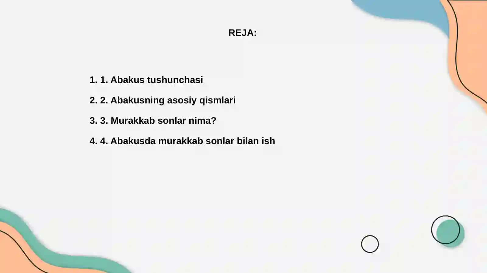 Abakusda murakkab boʻlish 2