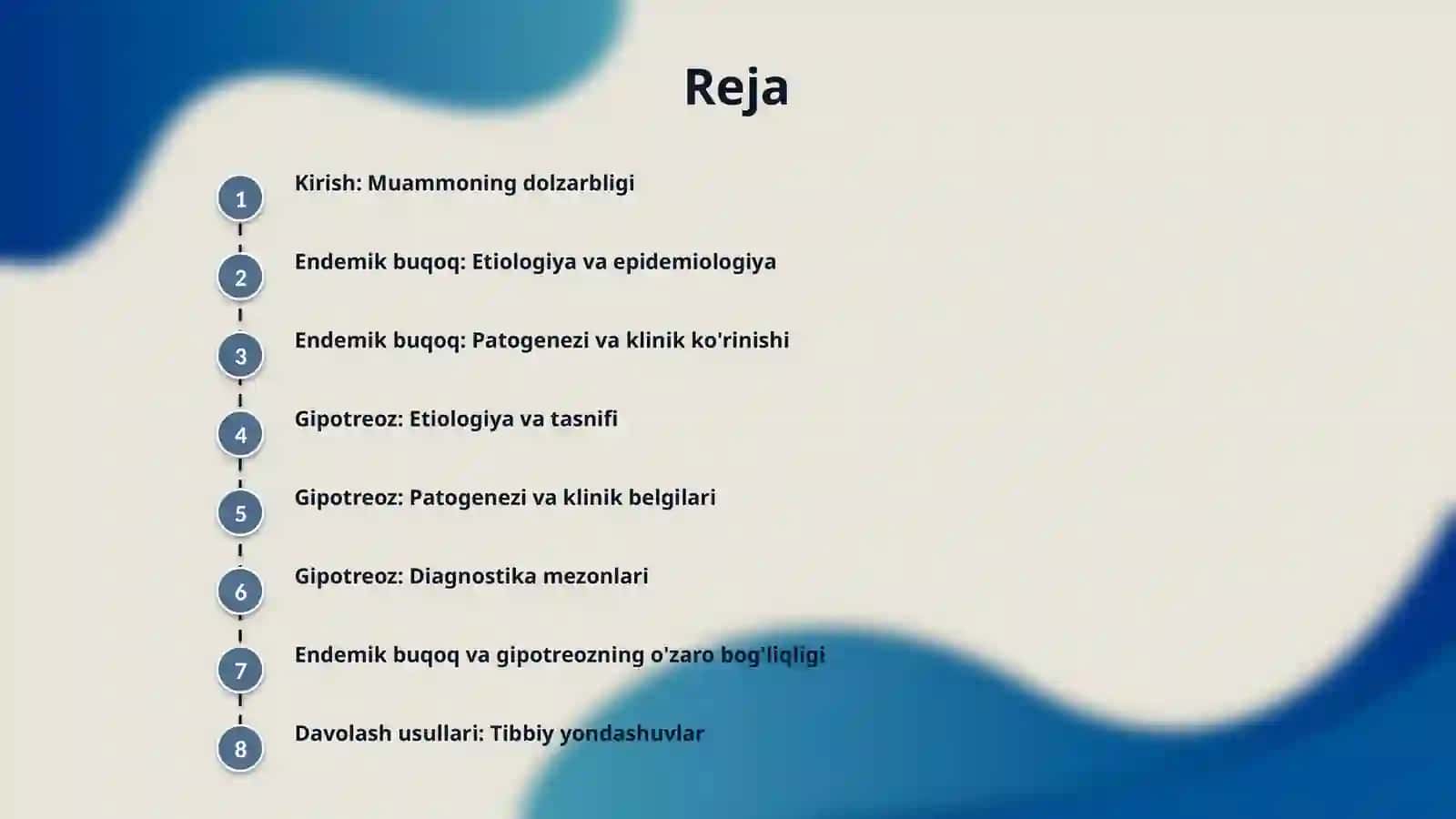 Endemik buqoq va gipotreoz patogenizi va davolash usullari 2