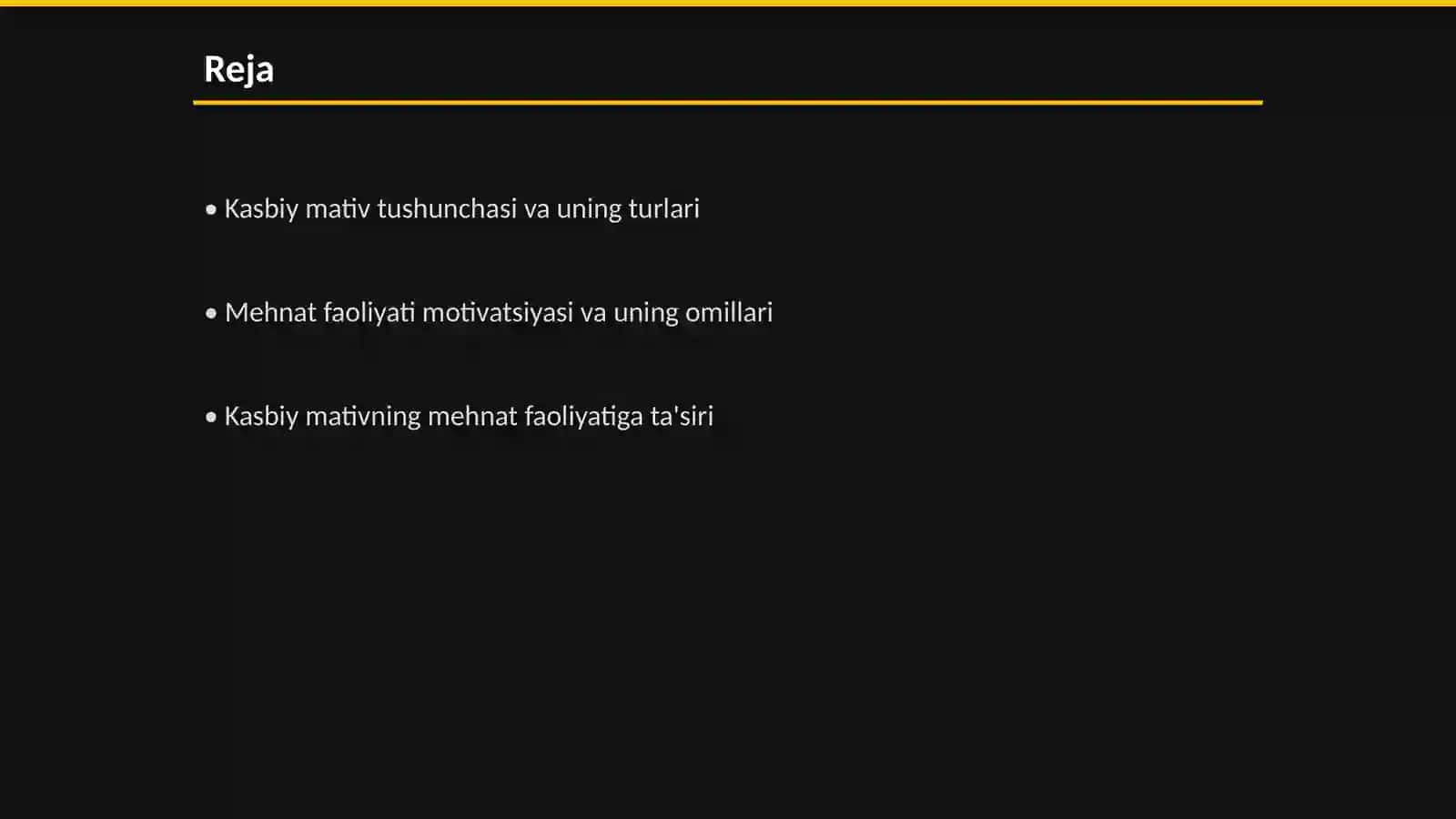 Kasbiy mativ va mehnat faoliyati motivatsiyasi 2
