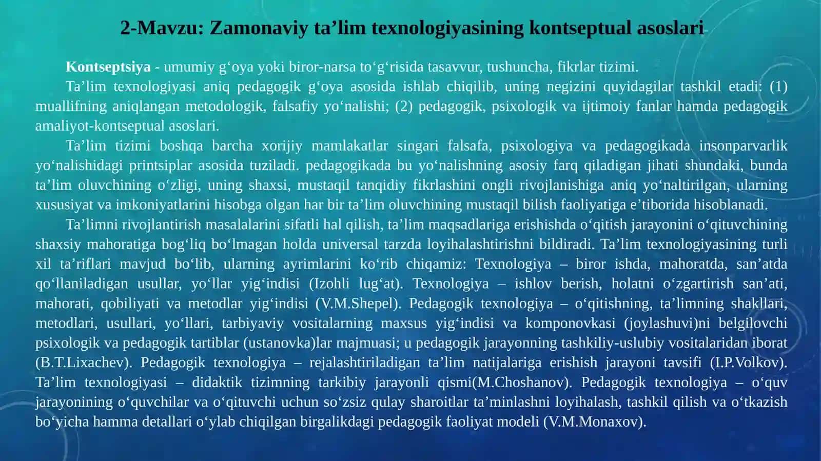 BOSHLANG‘ICH SINFLARDA AXBOROTTEXNOLOGIYASI fanidanma‘ruzamashg’ulotlari 2
