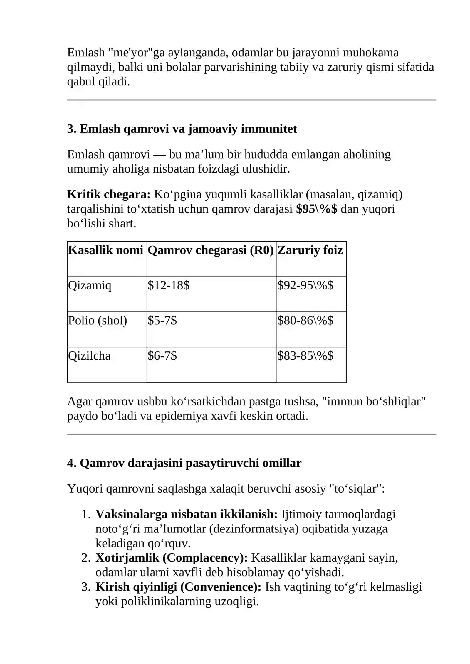 Profilaktik emlashda ijtimoiy me'yor va emlash qamrovini yuqori darajada saqlash 2