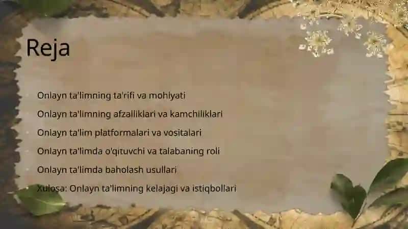Onlayn Ta'lim 2