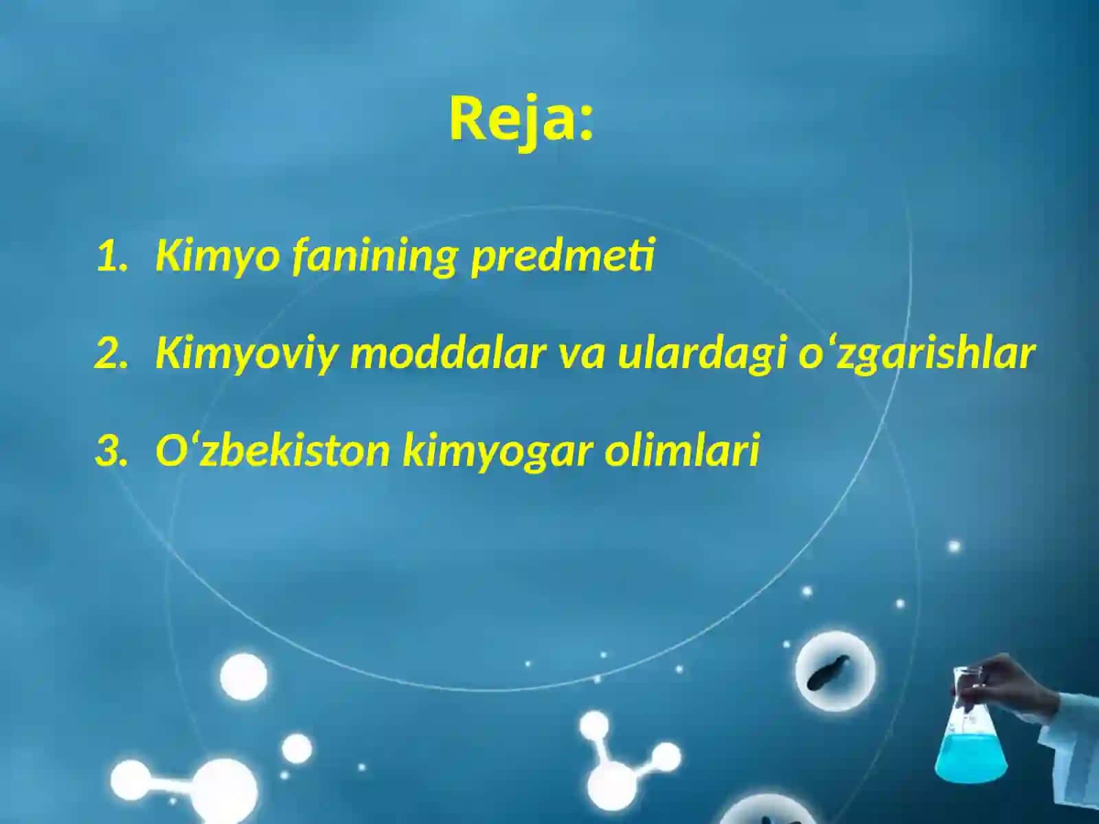 7-sinf kimyo darsligi asosida 1-mavzu 2