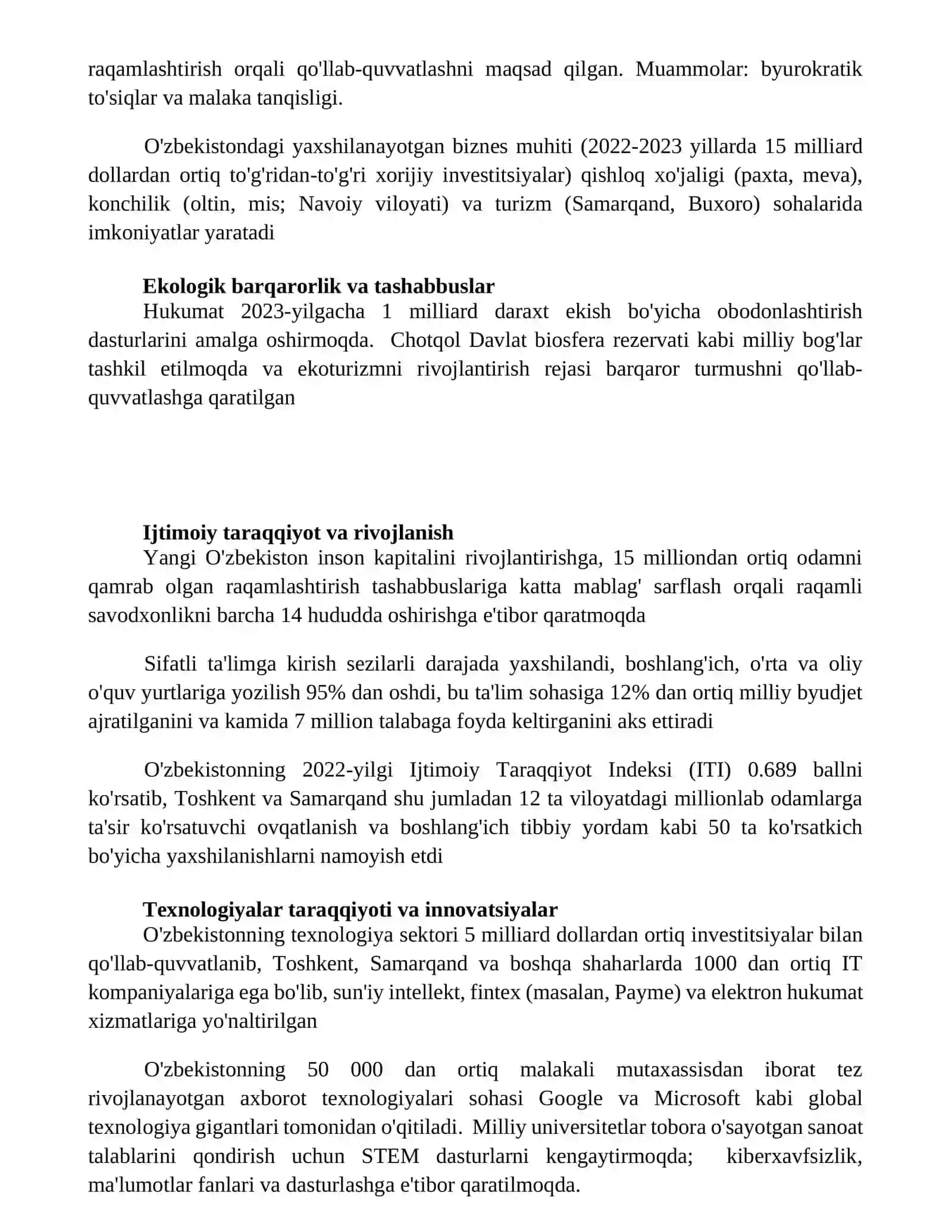 Hozirgo zamon va Yangi O‘zbekiston 2