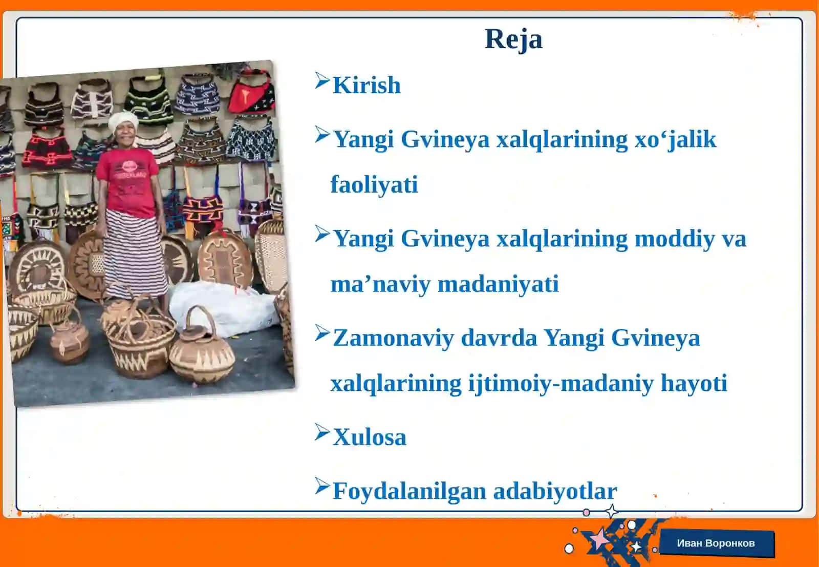 Yangi Gvineya xalqlari xoʻjaligi va madaniyati 2