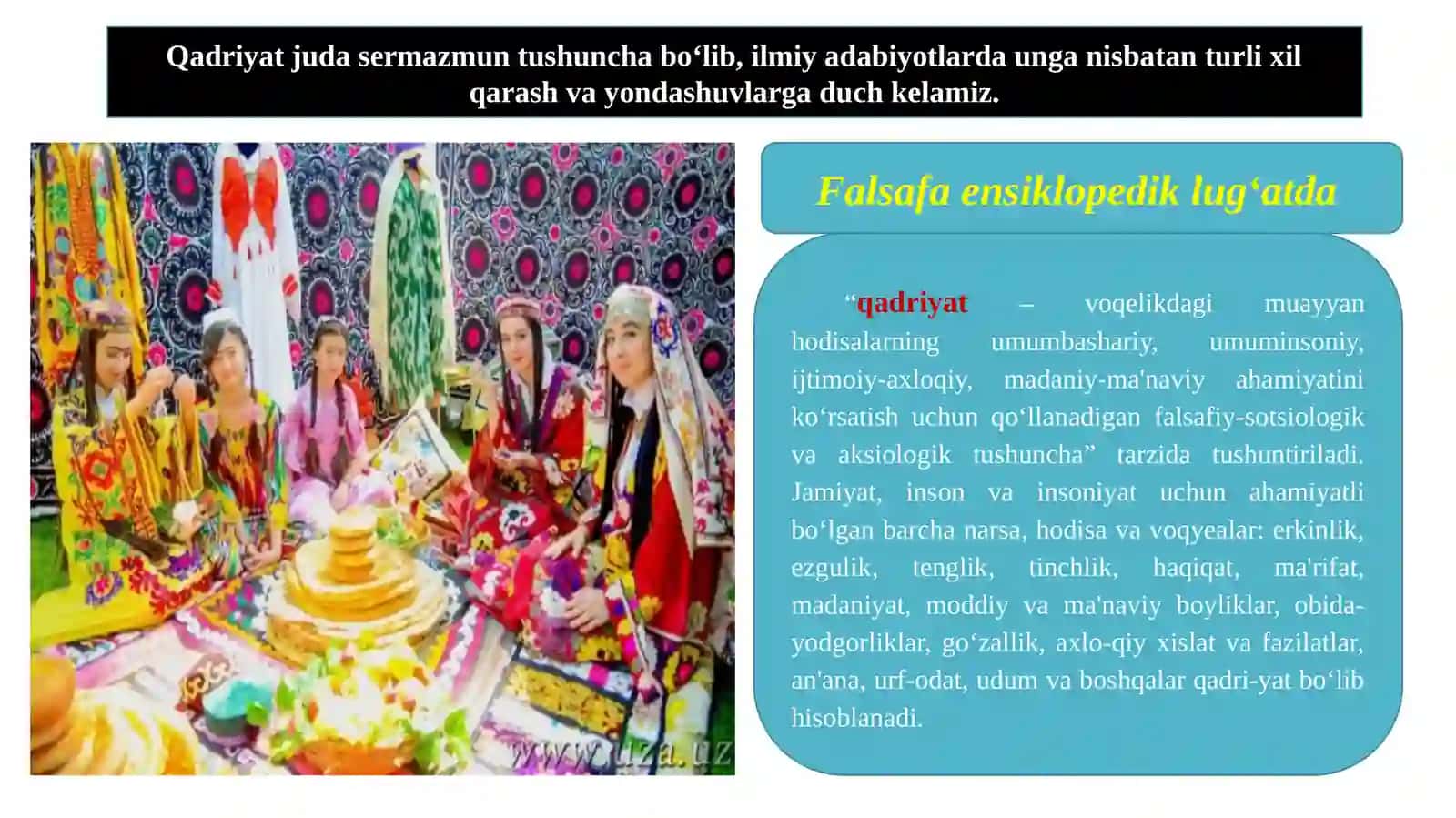 Qadryatlar falsafasi(akseologiya)(2 SOAT) 2