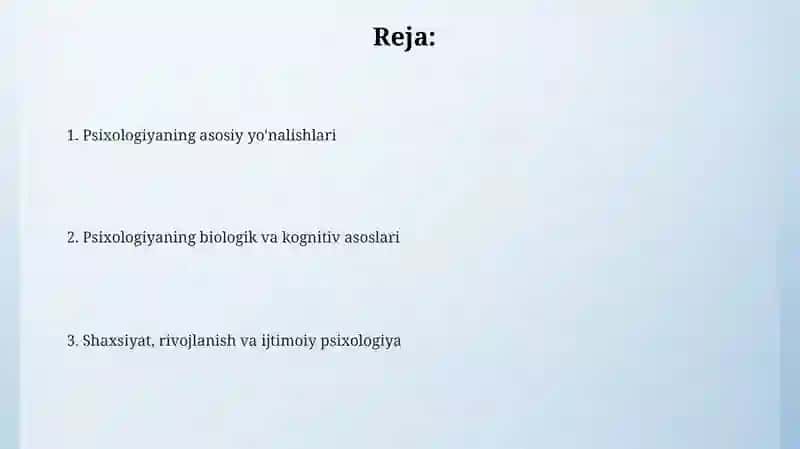 Psixologiyaning Biologik Asoslari 2