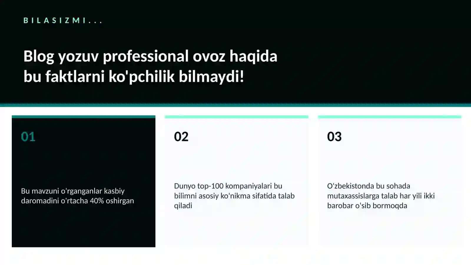 BLOG YOZUV PROFESSIONAL OVOZ 2