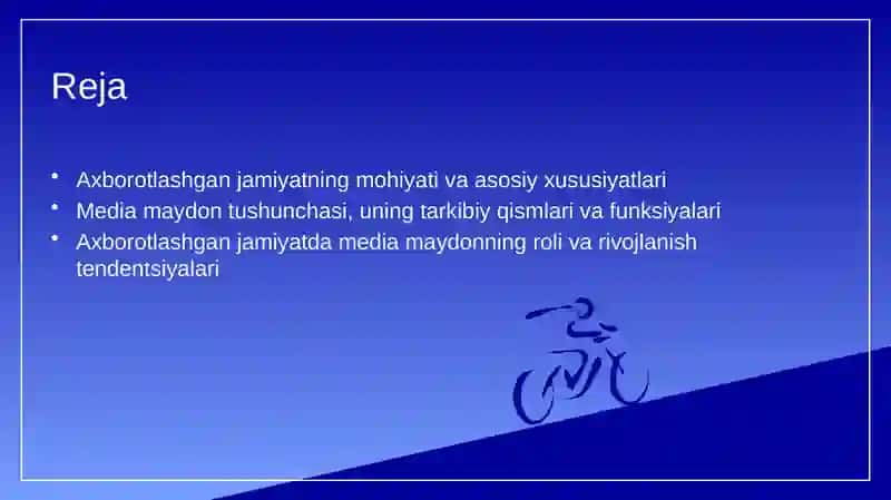 Axborotlashgan Jamiyat va Media Maydon Tushunchasi 2