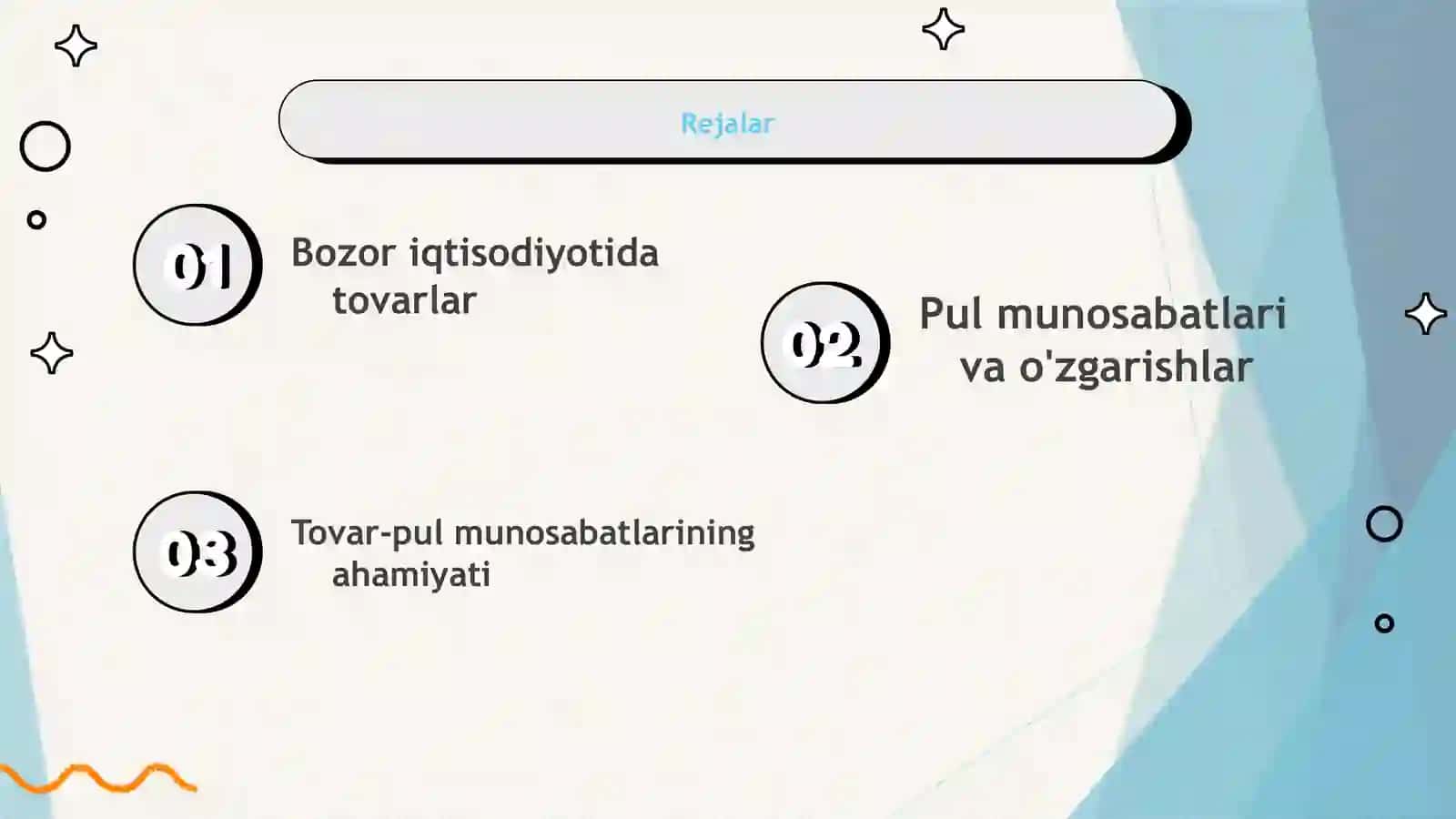 Tovar-pul munosabatlari iqtisodiyoti 2