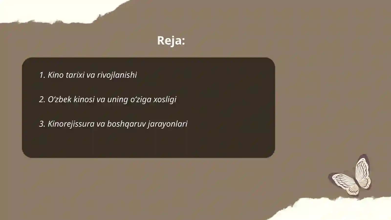 Kino san'ati yoki idustriya sifatida 2