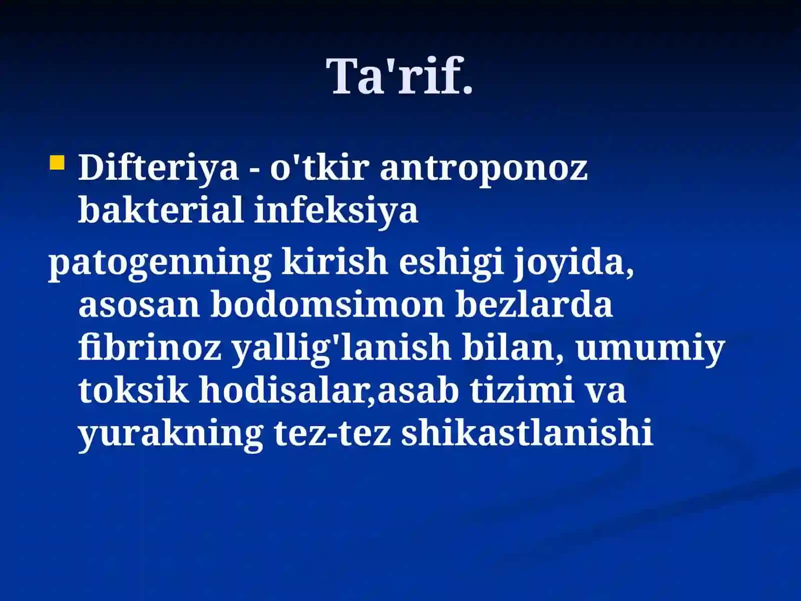 Havo-tomchi infektsiyalari 2