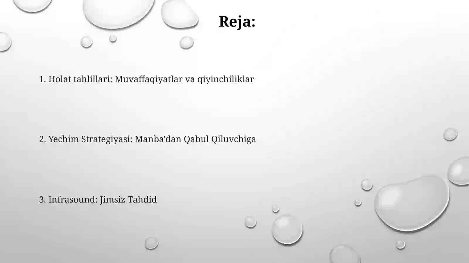 Atrof-muhitda ishlab chiqarish muhitida infratovushni pasaytirish 2