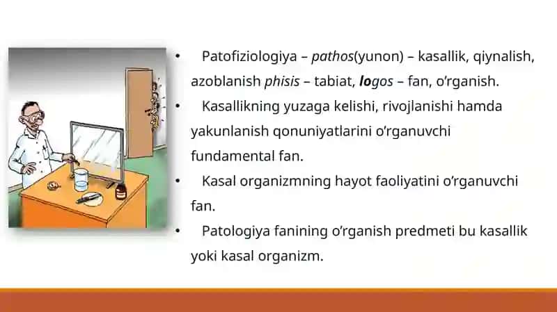 Nozologiya, etiologiya, patogenez, sanogenez haqida umumiy tushuncha. 2