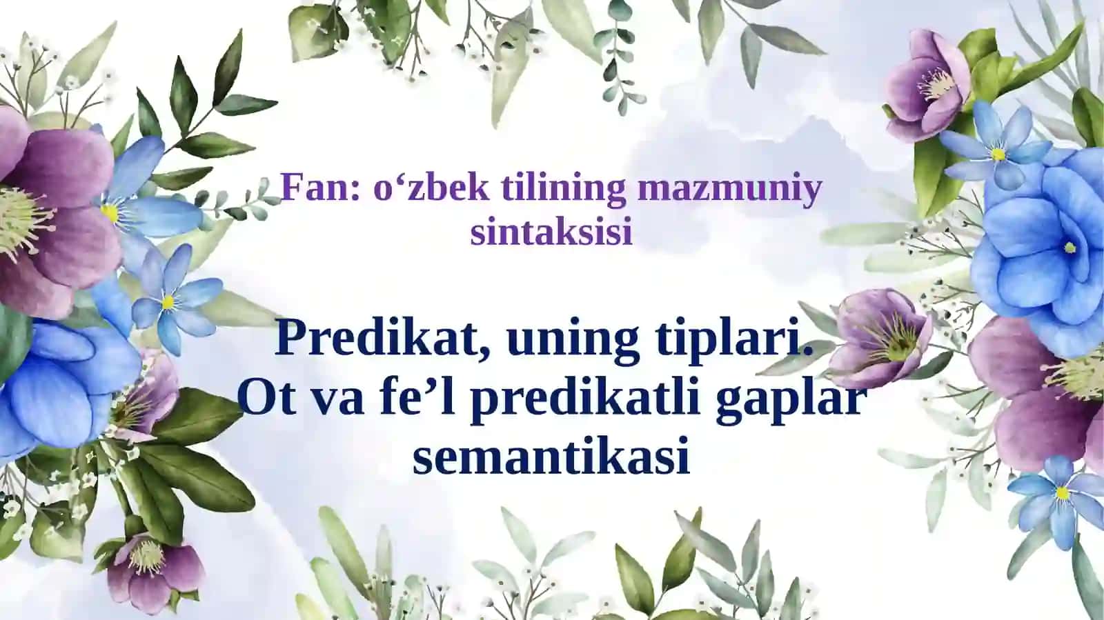 AlisherNavoiynomidagiToshkentdavlato‘zbektilivaadabiyotiuniversitetiO‘zbektilshunosligikafedrasikattao‘qituvchisi SHAMSIYEVA MANZURA BABABEKOVNA 2