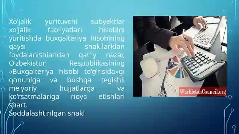 Buxgalteriyahisobining informatsion texnologiyalarga asoslangan shakli 2