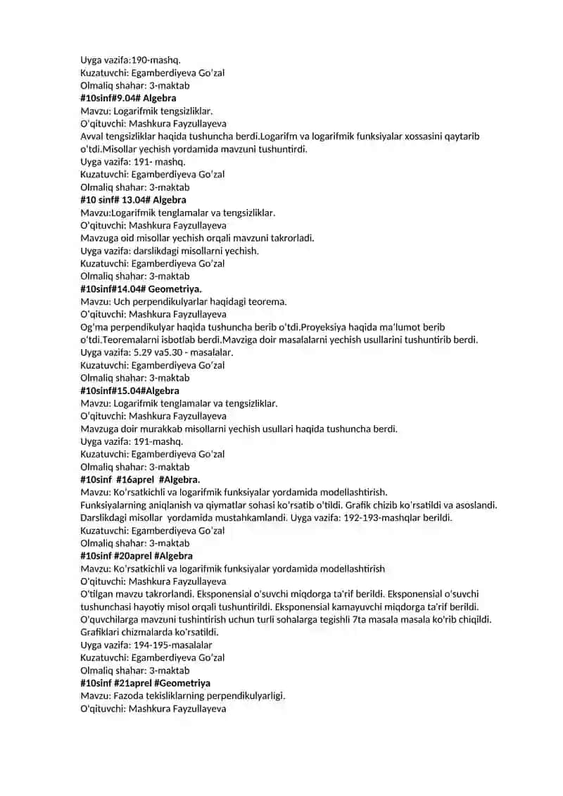 Bevosita yechiladigan Koʻrsatkichli tengsizliklar 2