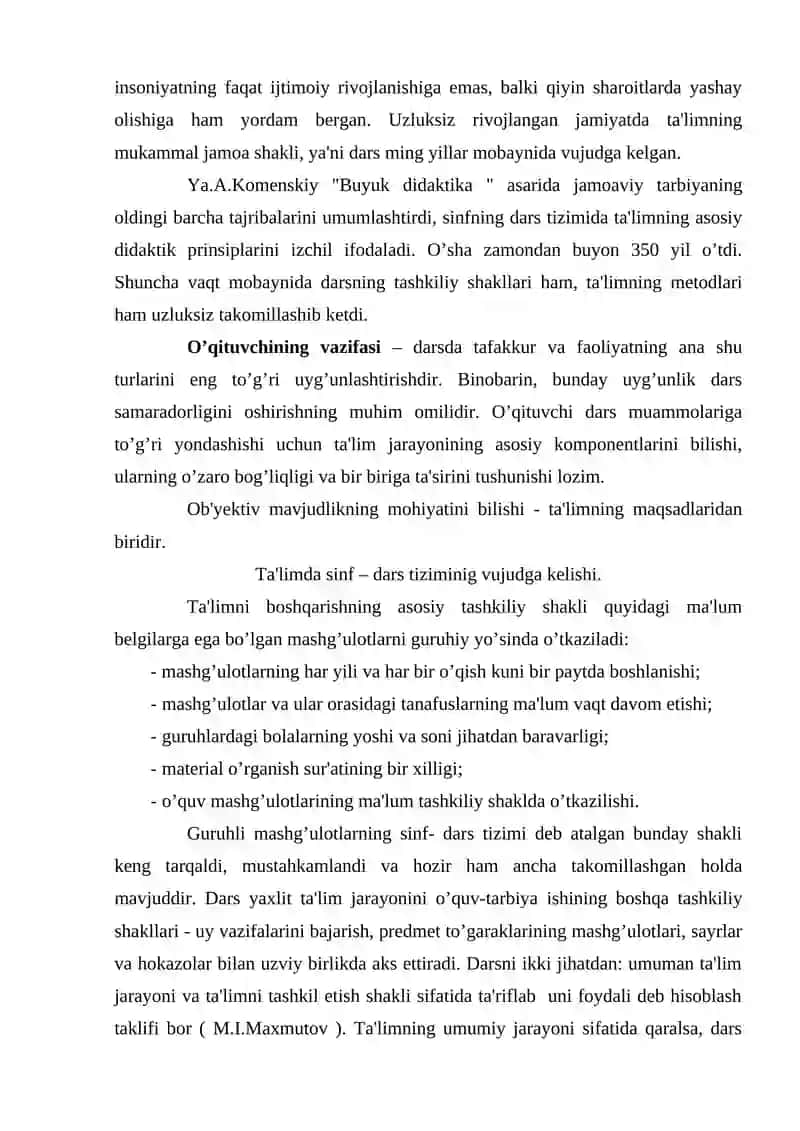 O'quvchilar jamoasi yaxlit pedagogik jarayonning asosiy shakli 2