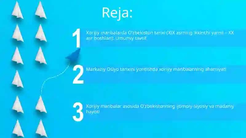 Òzbekiston tarixiga oid xorijiymanba 19 asr 2 yarmi 20 asr boshlari 2