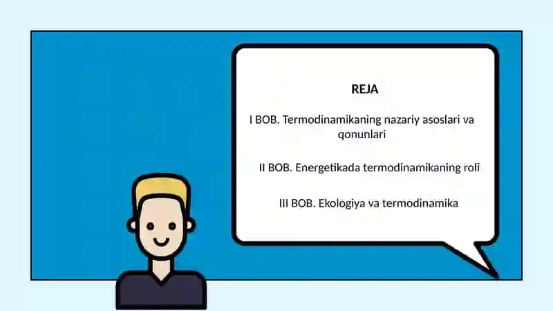 Termodinamikaning zamonaviy energetika va ekologiya sohasidagi oʻrni 2