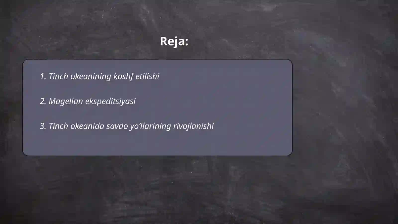Tinch okeanning oʻrganilish tarixi 2