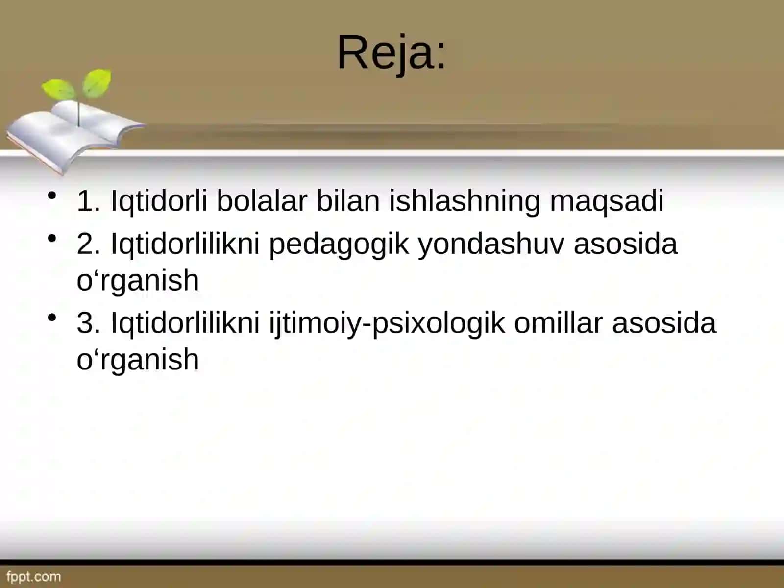 Iqtidorlilikni kompleks o‘rganish mezonlari 2