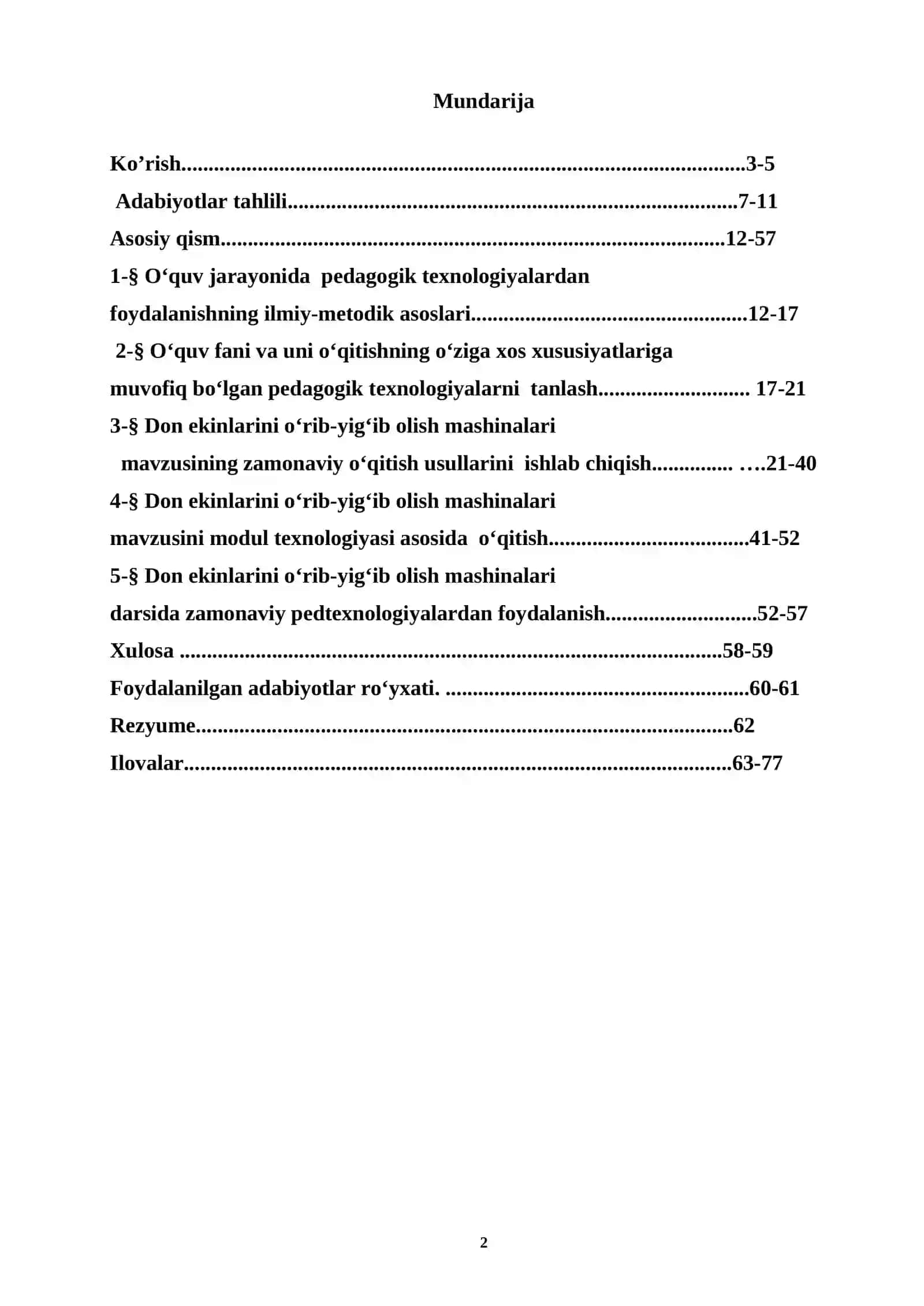 Ixtisoslik o’quv fanlarini yangi pedagogik texnologiyalar asosida o’qitish 2