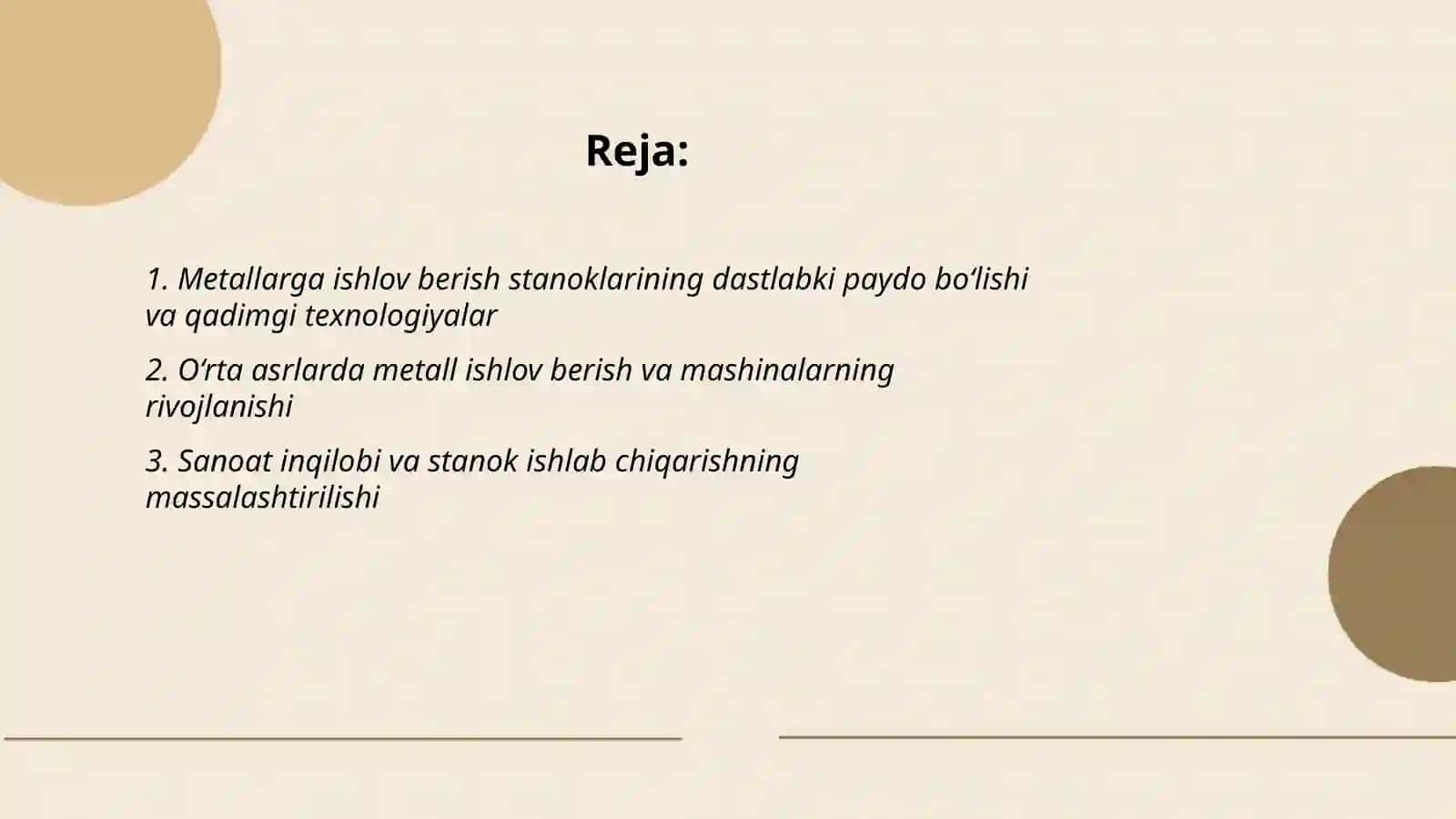 Metallarga ishlov berish stanoklarining paydo bo'lish tarixi va hozirgi kundagi zamonaviy modellari 2
