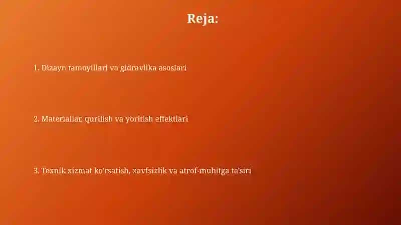 Manzaraliy favvora va suv havzalari 2
