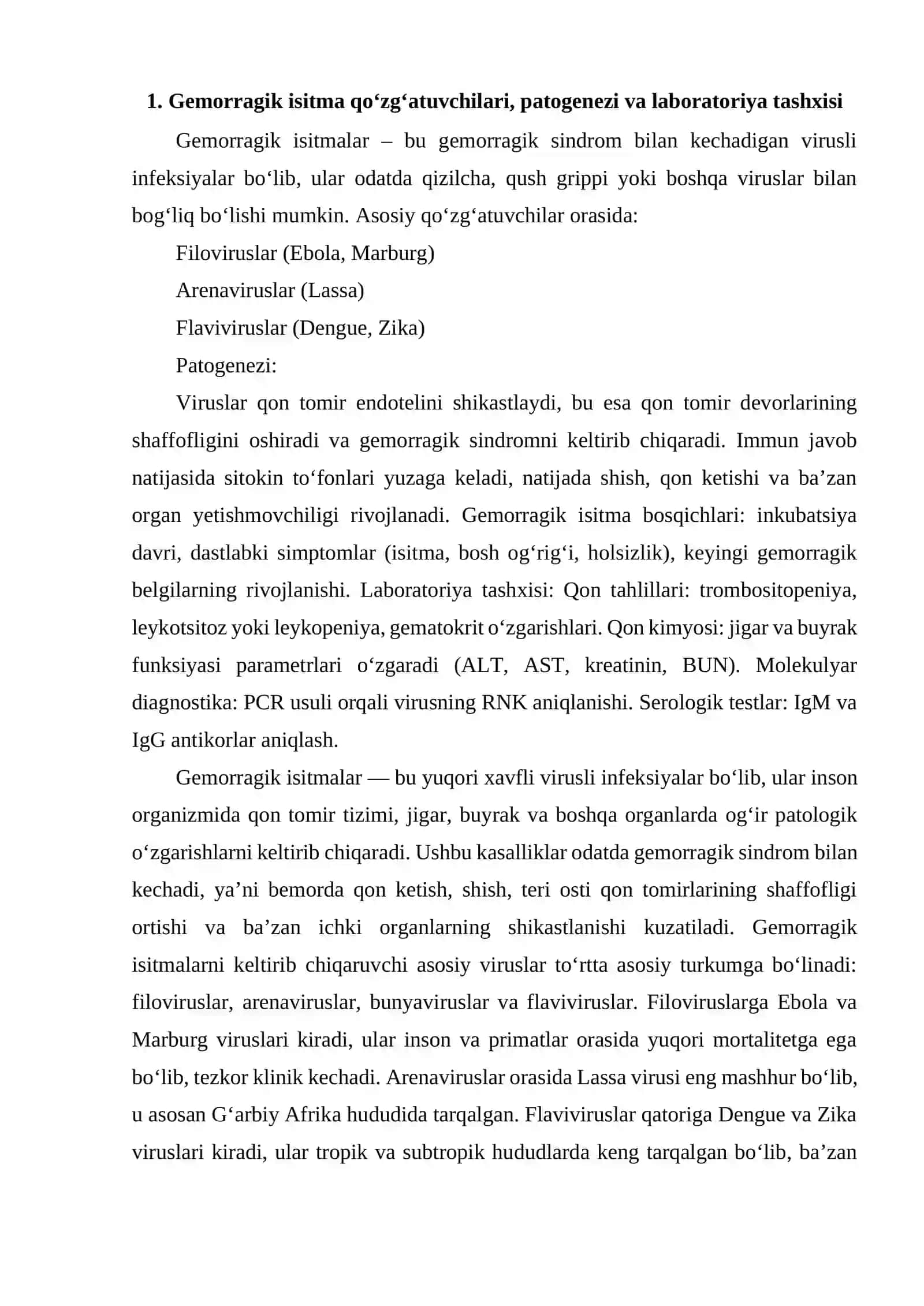Gemorragik isitma qo‘zg‘atuvchilari, Leptospirozlar 2