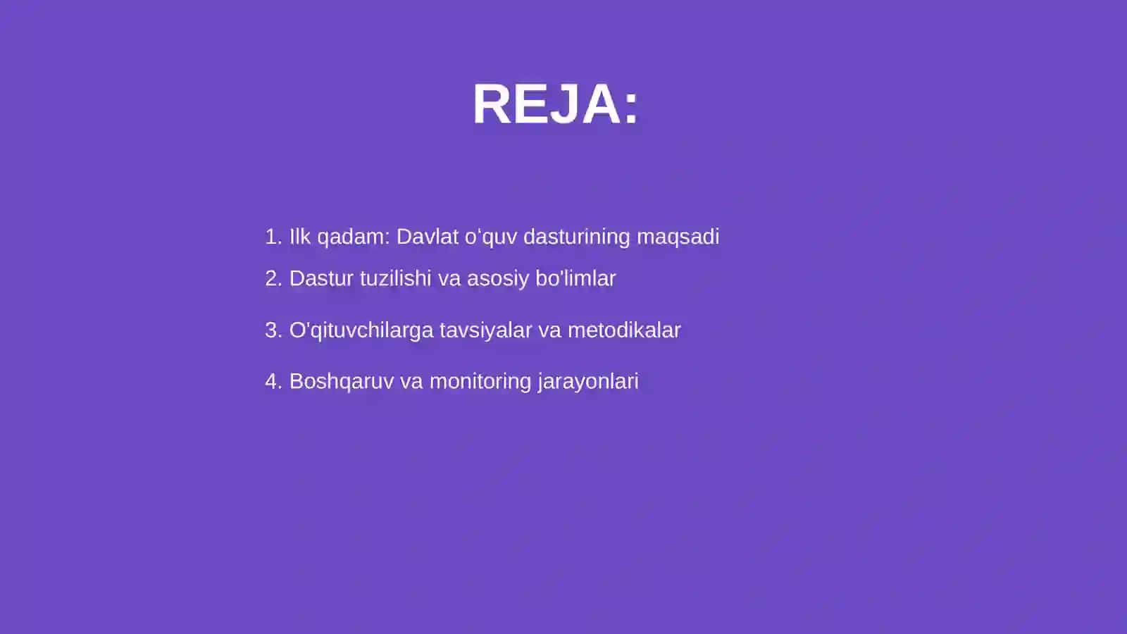 Ilk qadam davlat oʻquv dasturi 2