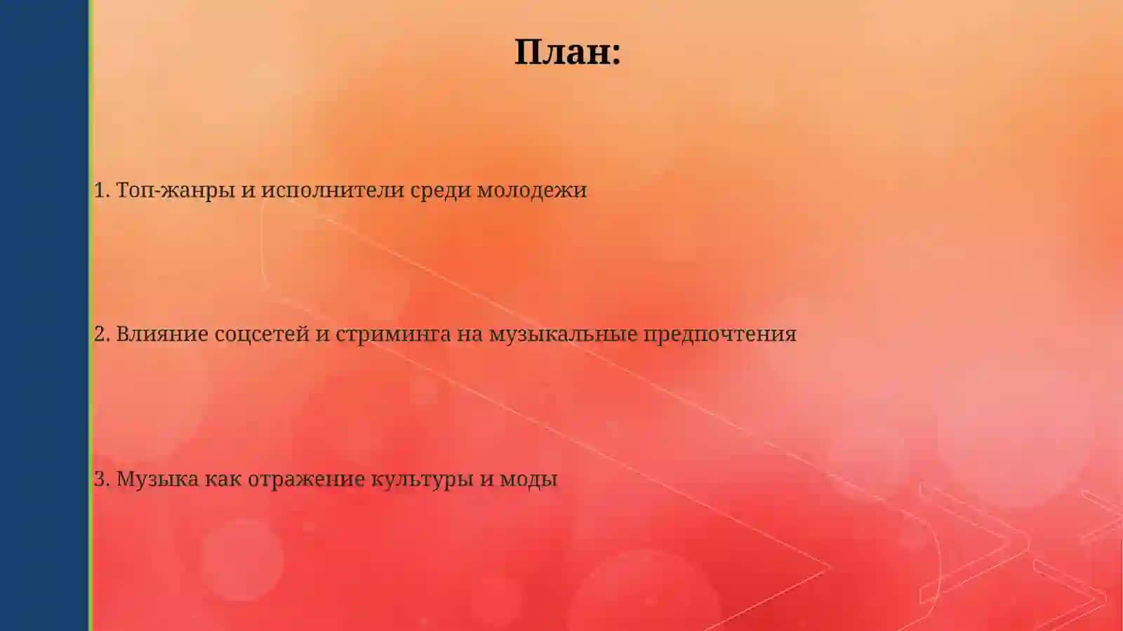 Современная музыка: что слушает молодежь в моей стране 2