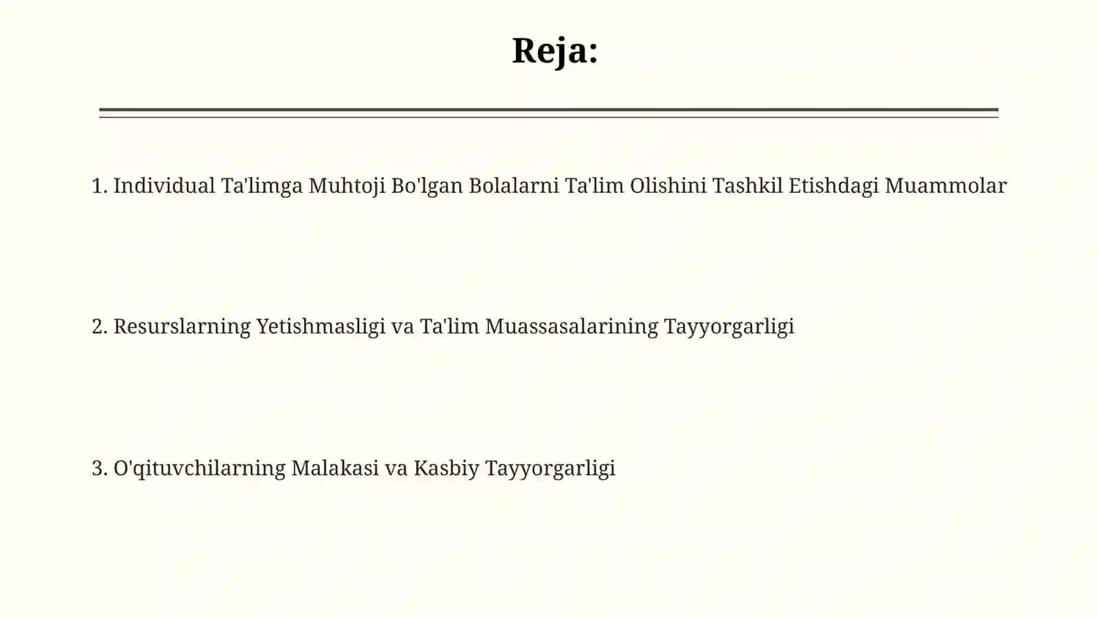 Inklyuziv Ta'lim Muhiti Yaratuvchi Omillar 2