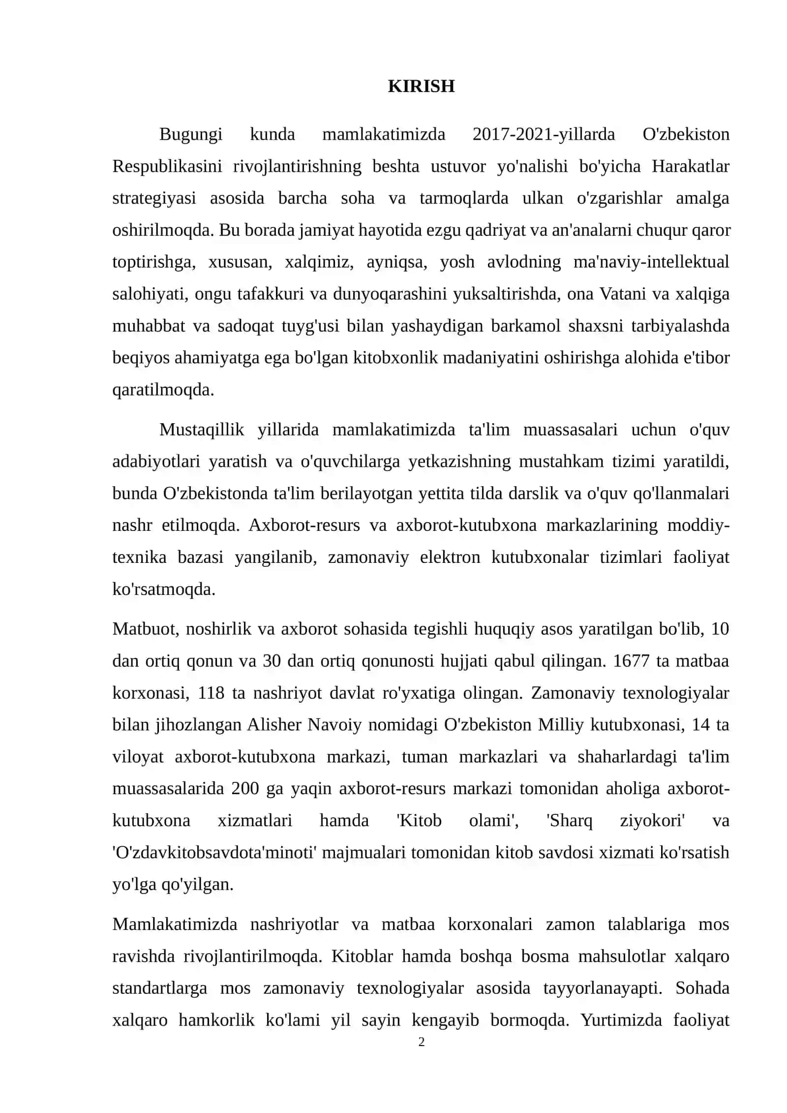 Maktab darsliklari uchun bosma-qadoqlash texnologiyasini ishlab chiqish (BQTT) 2
