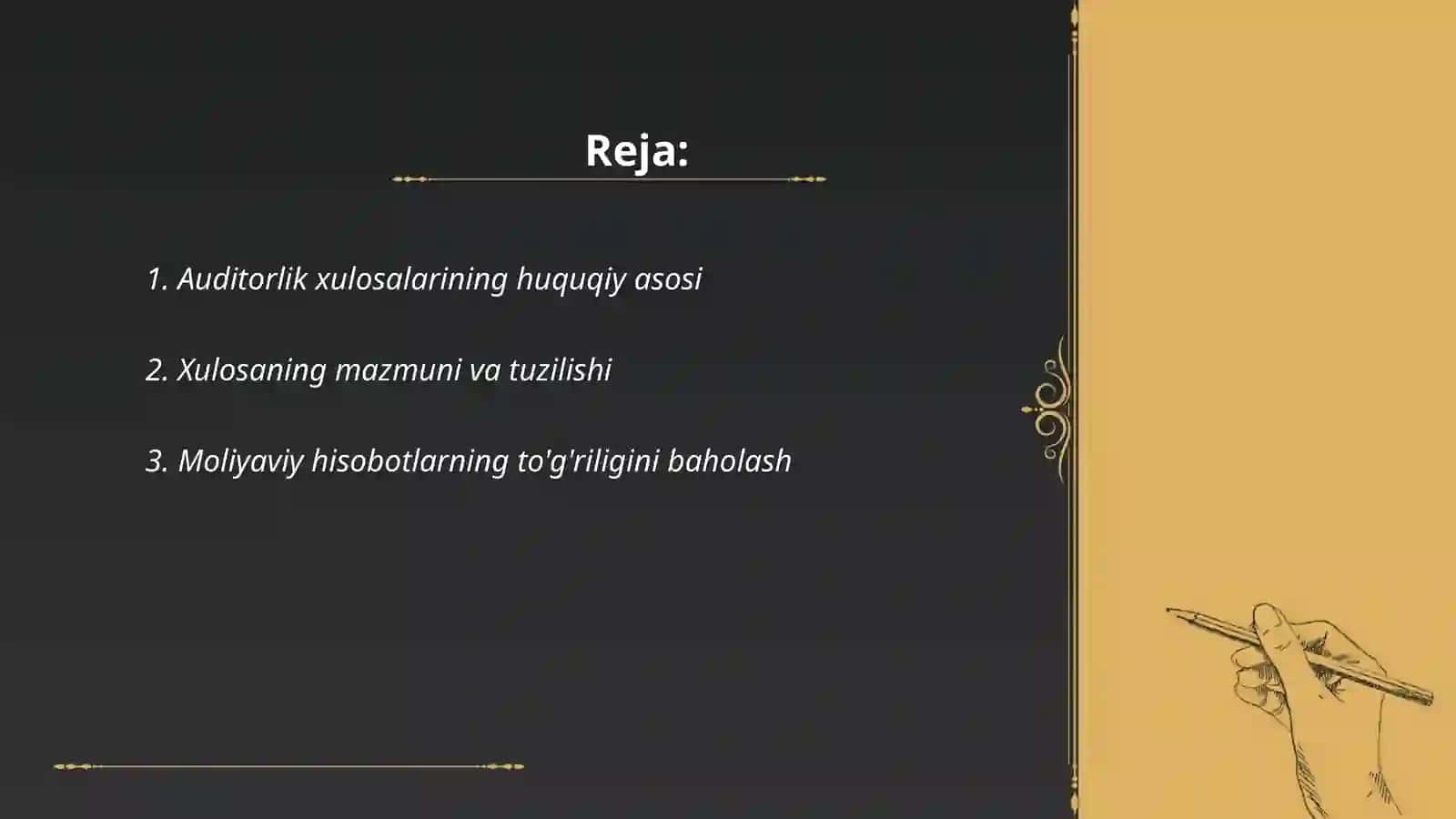 Banklarda auditorlik xulosalari 2
