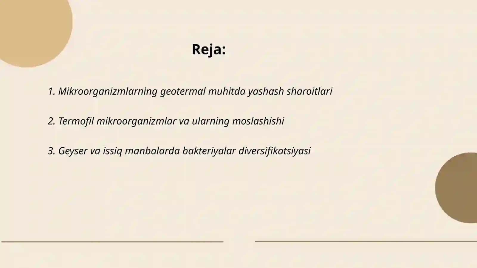 Mikroorganizmlarning geyserlar va issiq manbalarda tarqalishi 2