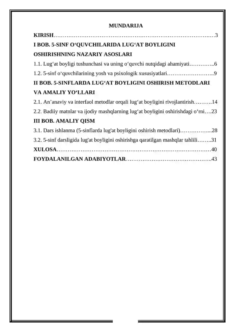 5-sinflarda lug'at boyligini oshirish metodlari 2
