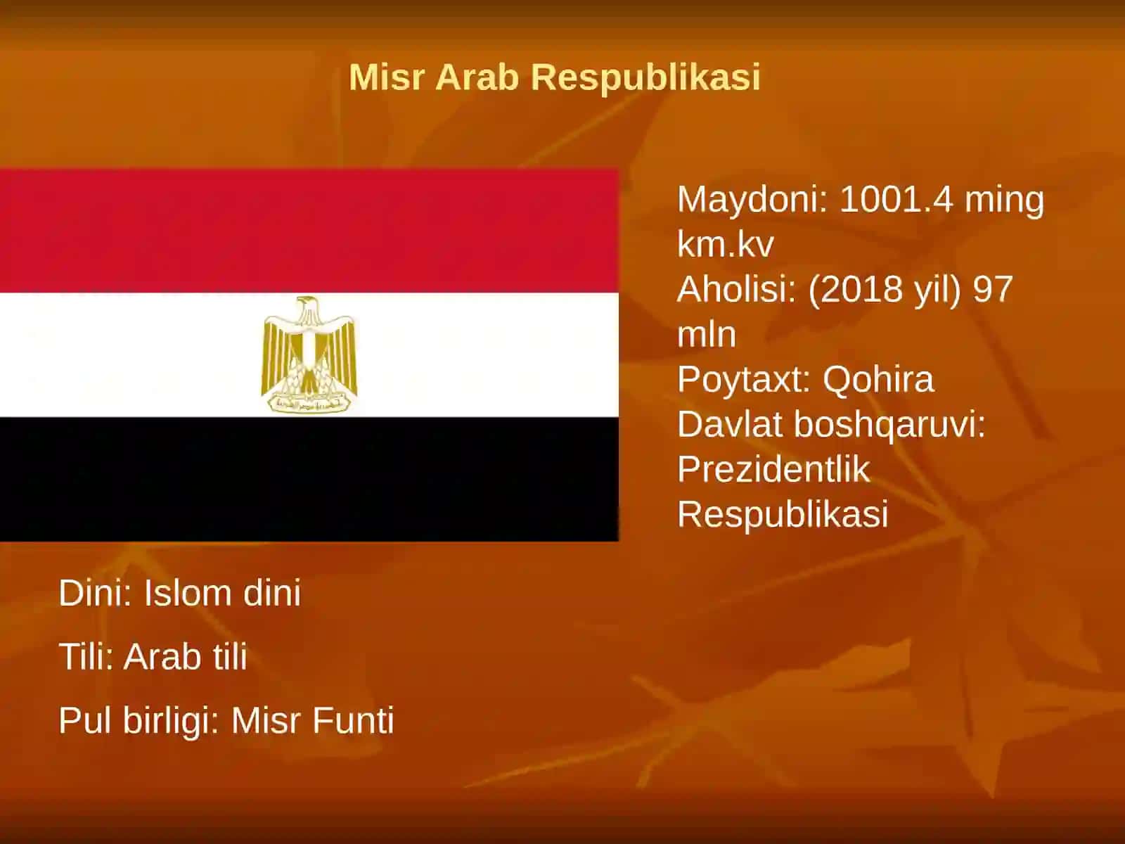 Misr Arab Respublikasi 2